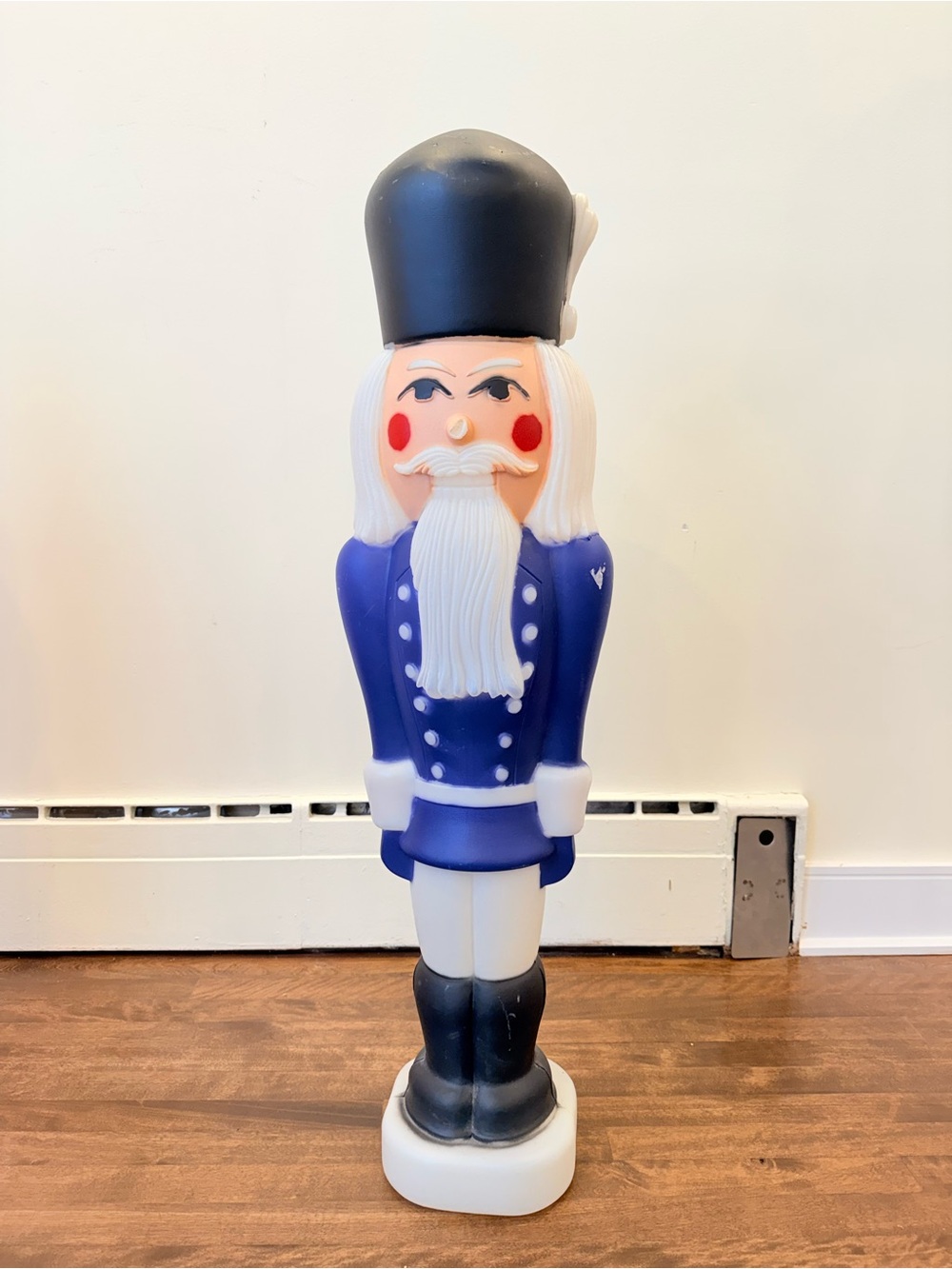 Outdoor Nutcracker blow mold || 1988’ TPI Canada - vintage Christmas blowmold
